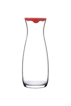 MNZ-Amphora Glass زجاجة حليب الماء الشفافية مع غطاء ثلاجة منظمة، 1100cc EGAmphoraK - Paşabahçe