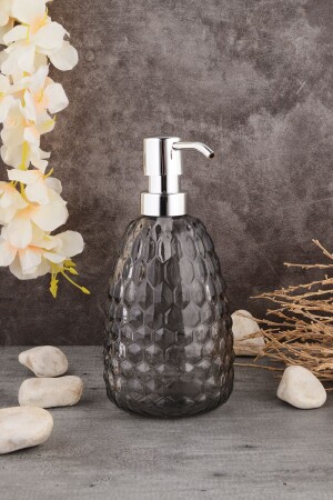 مُنْزِل (MNZ-Angdesign) ديملا الزجاجي المُنْزِل للصابون السائل - المدخن 6100 - ANGDESİGN