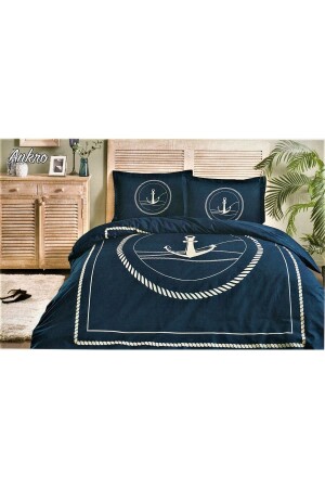 MNZ-Ankro Navy Blue واحد غطاء غطاء غطاء مجموعة TYC00424388131 - Özdilek