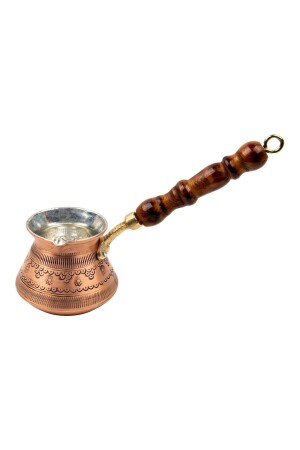 MNZ-Antep Copper Embroidered Turkish Coffee Copper Coffee Pot - Gifterria