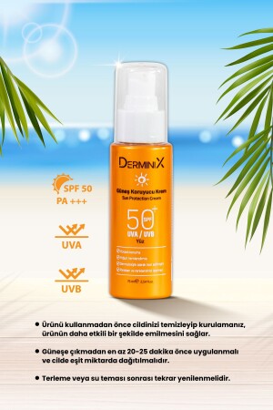 كريم واقي أشعة الشمس من نوع MNZ-Anti-Fleach - 50 SPF كريم واقي أشعة الشمس من نوع PRA-8441960-3705 - Derminix