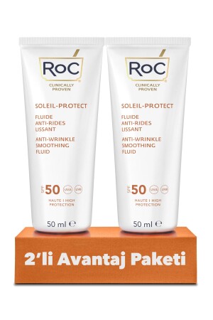 MNZ-Anti-Fleach Face Sunscreen Spf50+ 50 ml - 2 حزمة حزمة مزايا 8681689316198 - Roc