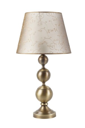 MNZ-Antiqued Finish Triple Globe Metal Lampshade Conical Head مخطط منق VNR3EKABJ001 - Vinner
