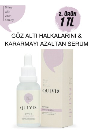 MNZ-Anti-Under Eye Bagging و Darkening إضاءة الكافيين سيروم 30 ML QS0005 - Quivis