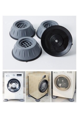 غسيل MNZ-Anti-Vibration Machine - الثلاجة - غسيل آلة مضادة للآثار 4 قطع - Mugaa