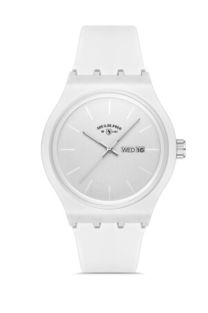 MNZ-APWR031803 ساعة معصمة سيليكون بيضاء وونيسكس - Aqua Di Polo 1987