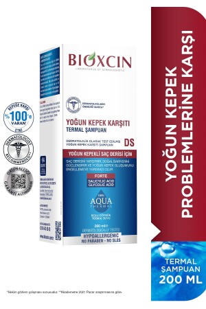 الشامبو الحراري مكثف ضد الجدول من MNZ-Aqua Ds 200ml - Bioxcin