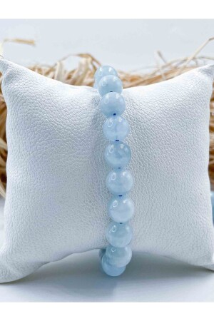 MNZ-Aquamarine عصا حجر طبيعي 8 مم - Mucize Taş