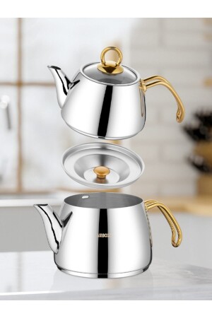 MNZ-Aquamarine خاصة الذهب المتحكم في فولاذ فولاذ المقاوم للصدأ مع قاعدة إدخال AQU-0755 - Amboss