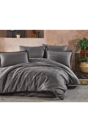 MNZ-Aran شريطات ساتين غطاء غطاء مزدوج مارسلا V3 جراي مارسلا V3 SATIN Ç. K NEV - Clasy