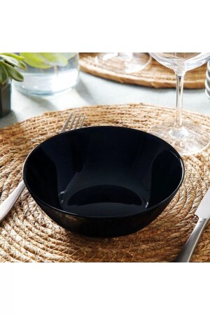MNZ-Arcopal Zelie Black 16 سم 6 قطع حساء & سلطة & كأس الفاكهة Luminarc 16 سم. - Luminarc