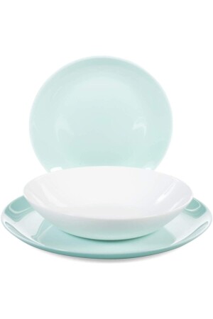 MNZ-Arcopal Zelie White 6 Pack 20 سم طقم عشاء تشاكور لـ 6 أشخاص - Luminarc