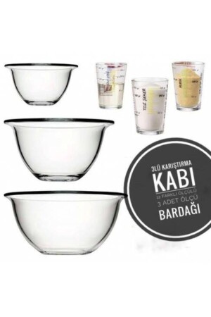 مجموعة من المعدات من طراز MNZ-Arda Turkmen 7 قطع Fma05289 Fma04348 P259035-1081466 - Paşabahçe