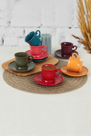 مجموعة قهوة من طراز MNZ-Ares 12 قطعة لـ 6 أشخاص 552-106 CKCOFFEEKIMIARES5520000012 - Keramika