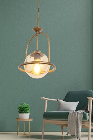 MNZ-Arkas واحد عينة العسل الزجاجي عريضة مصباح غرفة الأطفال غرفة المعيشة المطبخ الشنابل ARKAS - Taşcan Aydınlatma