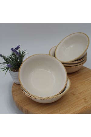 (MNZ-Arna 14 سم صودا 6 قطع - كابوتشينو ARN14KS057 - Arna Porselen