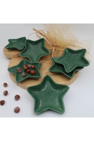 MNZ-Arna 14 سم سيراميكي ستار نايك بول - Emerald ARN14YLDZCRZ058 - Arna Porselen