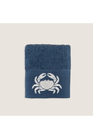 منشفة يد مصوّرة من طراز MNZ-Aron 30x50 سم سم سم سم سمكية زرقاء CK212TEK008 - Chakra