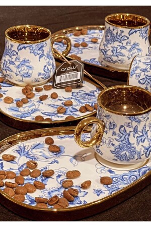 مجموعة قهوة من النحاس من MNZ-Arow Dc1. en-2790 DC1. TR-2790 - Arow - Dubai