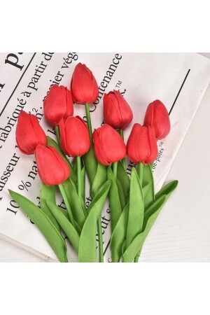 MNZ-Artificial 8 رطب طليعة جُذف حقيقي النسيج الأحمر - E Elmas