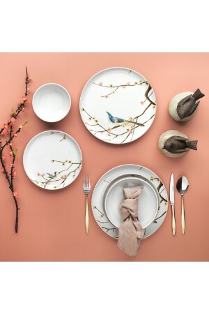 مجموعة من الأطباق المعدنية من نوع MNZ-Arty 24 قطعة - وردي 1S0033-01001-PEM01 - Schafer