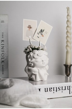 حامل الملاحظات من MNZ-Arzu حامل الصورة (تشمل الزهور وجهاز إضافة الملاحظات) - Lalezen Home