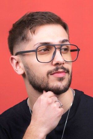 MNZ-Asgard Matte Black Blue Light نظارات الشاشة المصفاة E-TS018 - Focus On