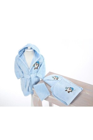 (MNZ-Ashley Baby Set) البامبو (تاسماني بلو) - Özdilek