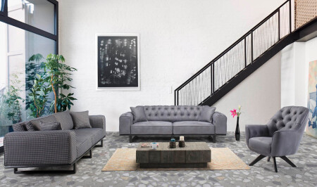 مجموعة الأريكة من أصل (MNZ-Asian Sofa Set) - Cadde Yıldız