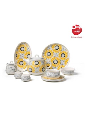 MNZ-Aşiyan Coll. 30 قطعة الإفطار مجموعة A8708 - KORKMAZ