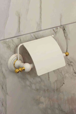 MNZ-Aspendos سلسلة مغطاة حامل الورق الأبيض الذهبية اللون النحاس المواد الخام 5 سنوات ضمان AS-841382 - Mayaglory