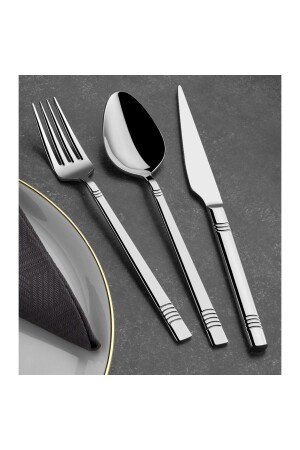 MNZ-Asya Plain 90 Piece Boxed Cutlery Set ARSL-ASYSD-90PRC - Arsel