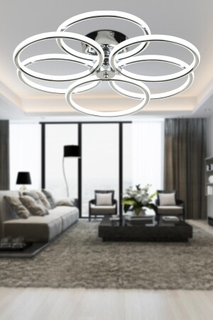 MNZ-Athens مصباح الكروم العريض 204 وات مصباح العريض LED مكتب الشنابل المطبخ الحديث حمام المطبخ قاد غرفة المعيشة مصباح العريض الشنابل 11 - Apliqa