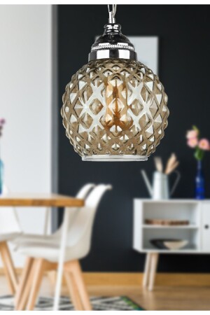 MNZ-Atlanta Glass واحد شمعة تدخن BEG1268 - Begüsa