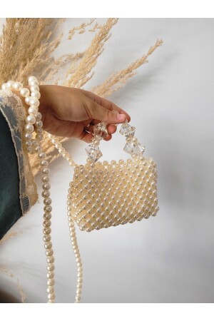 MNZ-Audra Becca Series Pearl Bag Mini Size (14 × 18. 5 سم) إنسيكانتانتامين - Audra Handmade