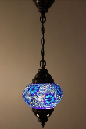 MNZ-Authentic Mosaic Chandelier Set Blue (blue21) dop6459681igo - Mosaic