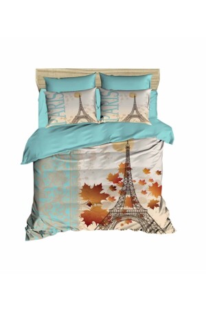 MNZ-Autumn Paris غطاء غطاء مزدوج SGDG279 - Fabeteks