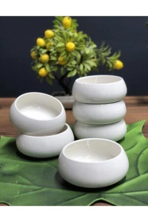 MNZ-Avangarde ستة حزمة Bianco Perla Round Bowl 8,6 X 4cm ستة حزمة ZH-ZH-232 - ZEN HOME