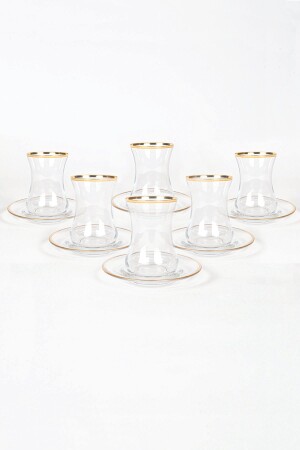 MNZ-Avantgarde Gold 12 قطعة شاي مجموعة 150 كلم AVG4040006 - Rakle