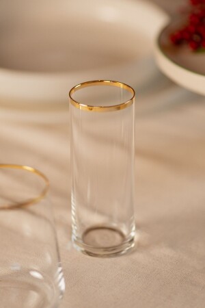 MNZ-Avantgarde Gold 6-piece Glass Set 180 سي سي AVG0080006 - Rakle