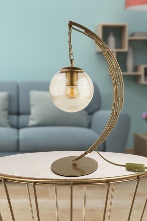 مصباح طاولة MNZ-Ayko زجاج العسل القديم BEG1245BEG25 - Begüsa