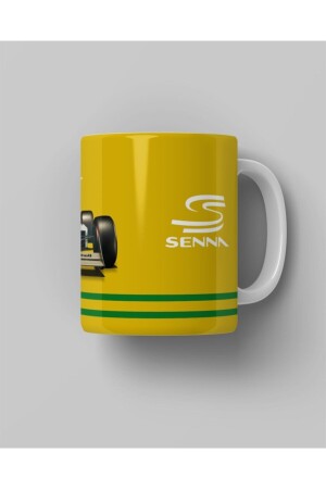 MNZ-Ayrton Senna Mclaren كأس أبيض 6060 - FANBOX SHOP