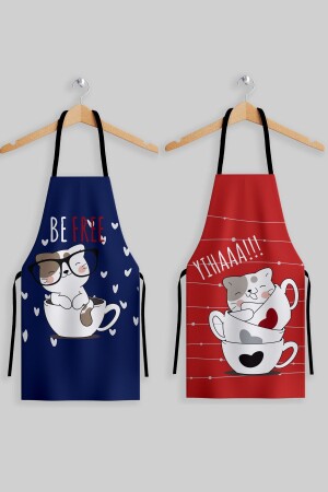 MNZ-Ays المنزل مجانا القط 2 قطع مطبخ فرشة مجموعة (60 سم × 70 سم) - Ayshome