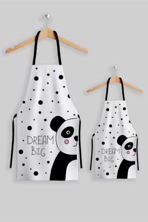 MNZ-Ays المنزلي الباندا البيضاء الأم والأطفال 2 قطع مطبخ فرشة AYS3747 - AYSHOME