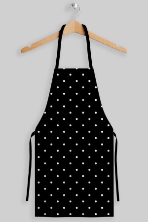 MNZ-Ays المنزل الأسود والأبيض بولكا دوت المطبخ Apron AYSO422 - AYSHOME