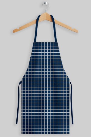 MNZ-Ays المنزلية البحرية الأزرق المطبخ المتحقق Apron AYSO424 - AYSHOME