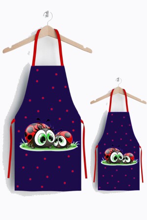 (MNZ-Ays) المنزلي (Ladybug) أم وطفلة (Bib Set AYSO332 - AYSHOME