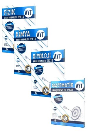 MNZ-Ayt فيزياء-كيمياء-بيولوجيا-رياضيات اختبارات فرع 2023 - Bilgi Sarmal Yayınları