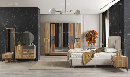 غرفة نوم MNZ-Ayvalık MDF - Cadde Yıldız