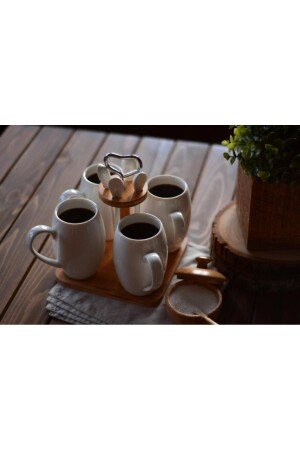 MNZ-B2825 سويدو - 9 قطع مجموعة كوب - مجموعة كوب البورسلين - Bambum